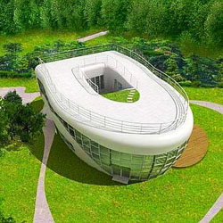 gedung modern paling unik